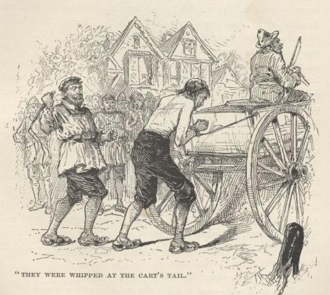 They begged, and were whipped at the cart's tail