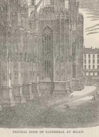 Central Door of Cathedral at Milan