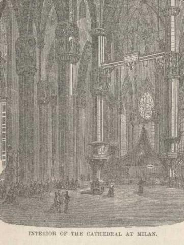 Interior of the Cathedral at Milan
