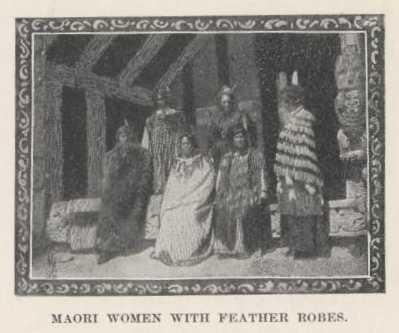 Maori Women with Feather Robes